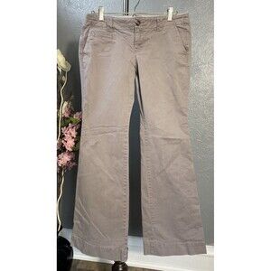 Old Navy Gray Wide Leg Women’s Pants Size 2 Regular Low Rise Chinos